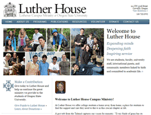 Tablet Screenshot of luther-house.org